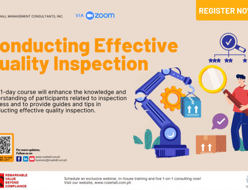 Conducting Effective Quality Inspection