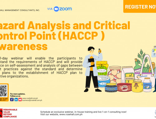 Hazard Analysis and Critical Control Point (HACCP)