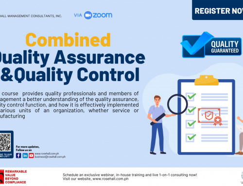 Combined Quality Assurance (QA) and Quality Control (QC)