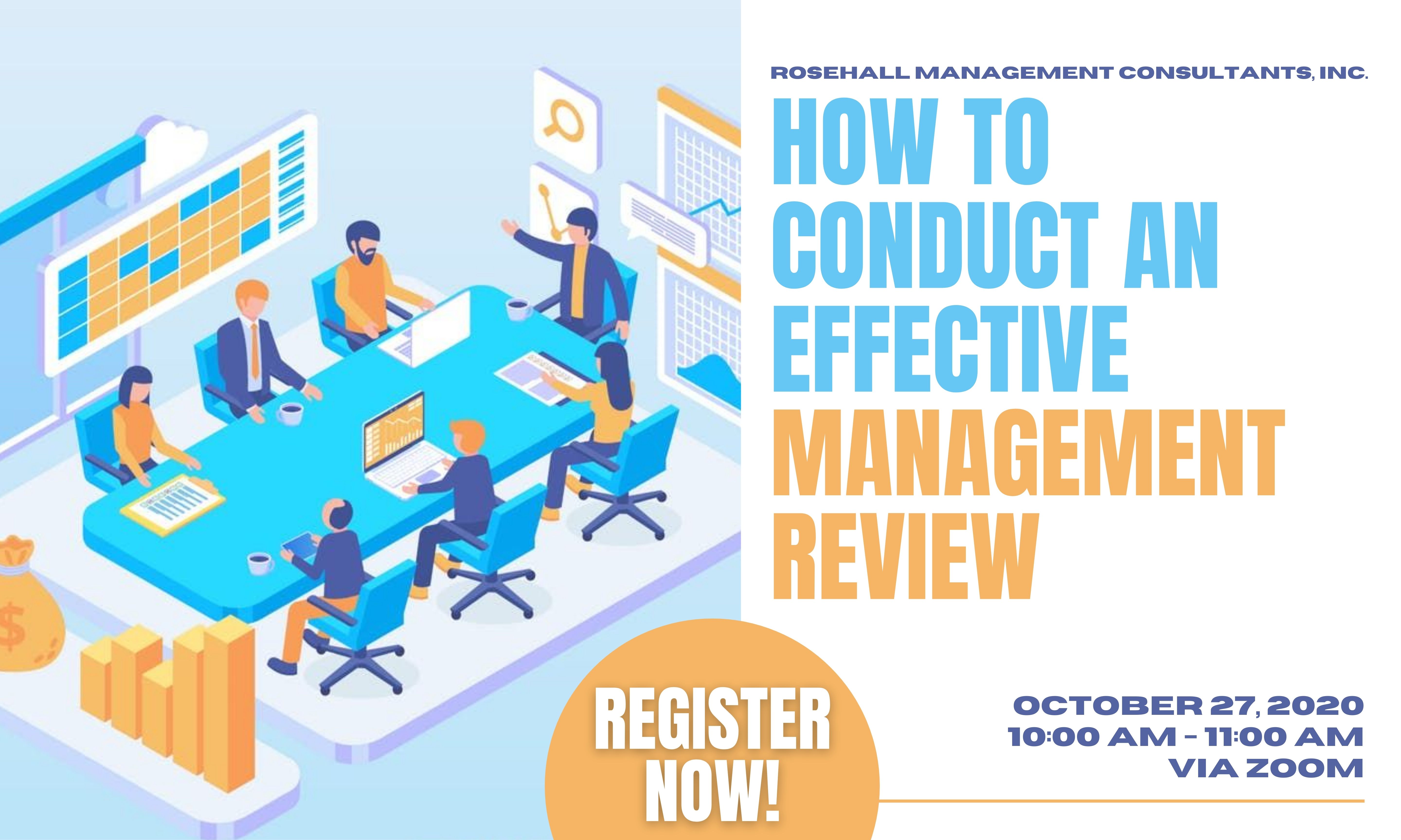How to Conduct an Effective Management Review ROSEHALL Management