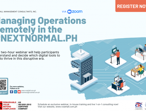 Managing Operations Remotely in the #NEXTNORMAL.PH