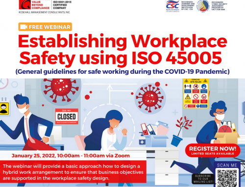Establishing Workplace Safety using ISO 45005 (General guidelines for safe working during the COVID-19 pandemic)