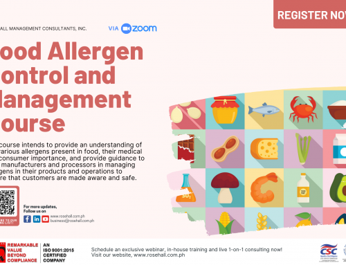 Food Allergen Control and Management Course