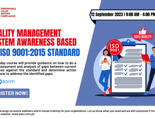 Quality Management System Awareness based on ISO 9001:2015