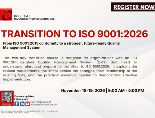 Transition to ISO 9001:2026